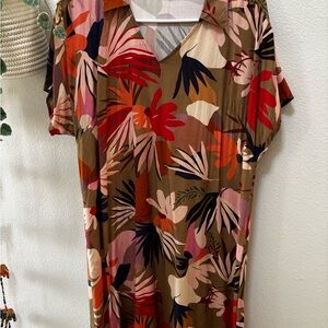 Floral Print Mini Dress